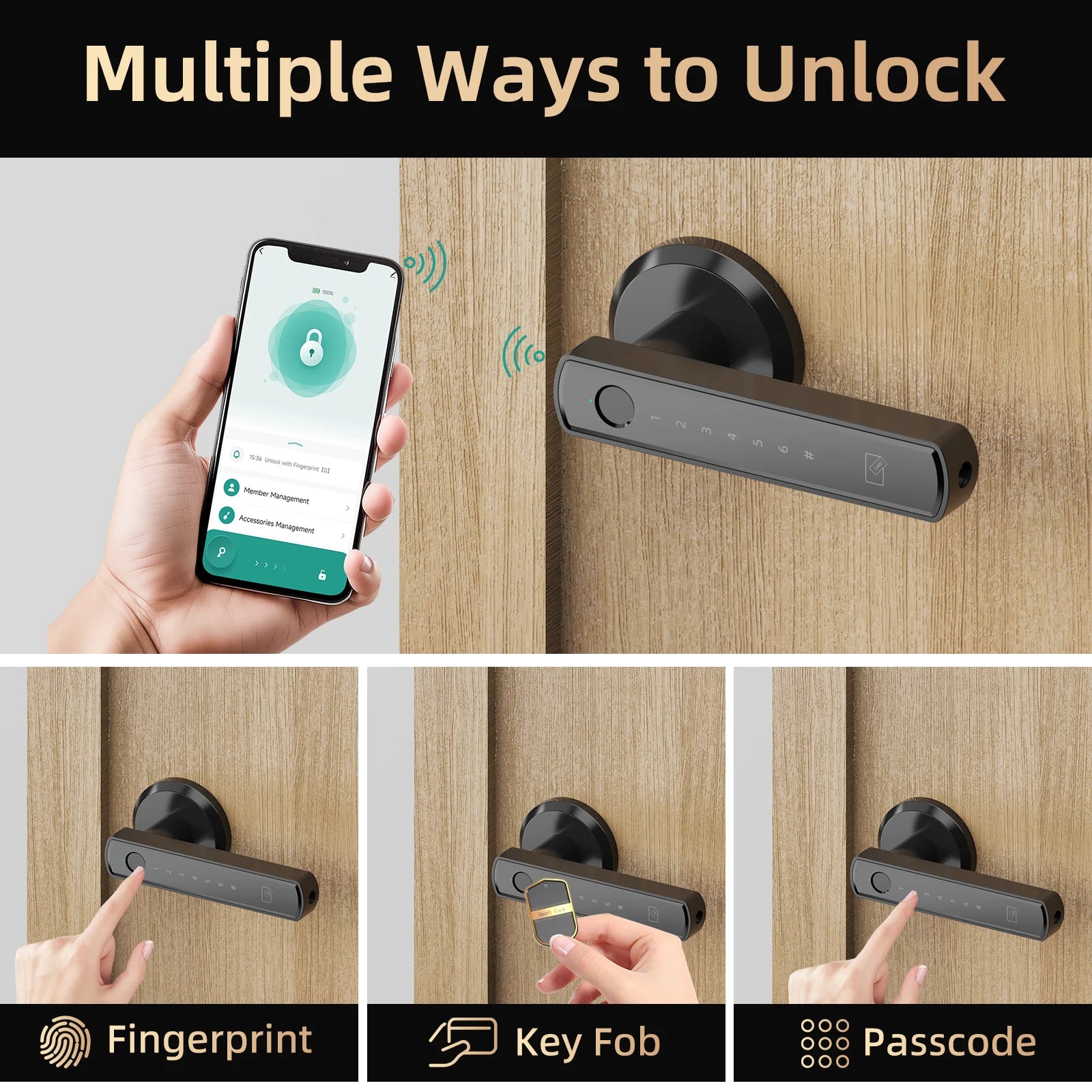 Smart Lock Fingerprint Door
