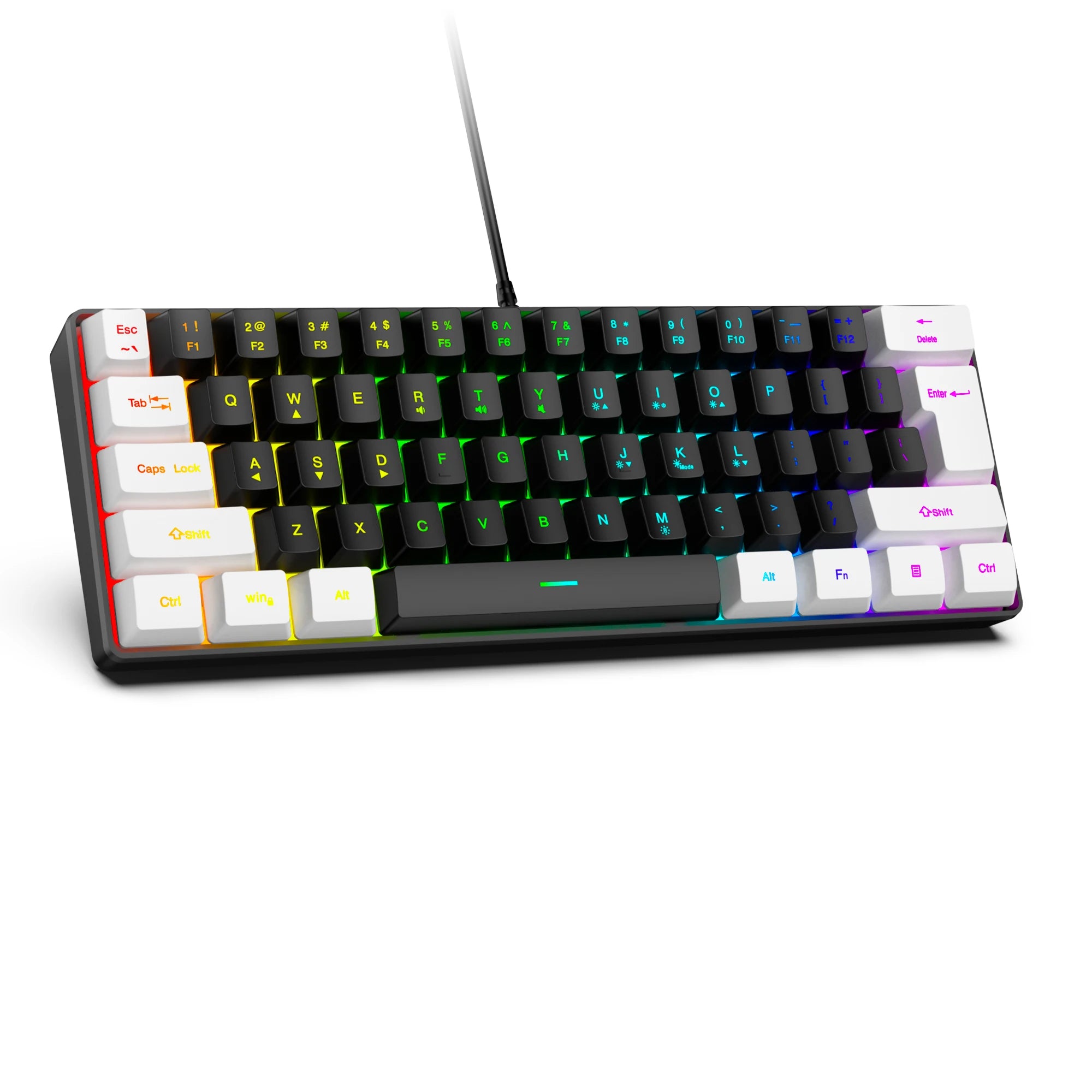 Compact RGB Gaming Keyboard Set