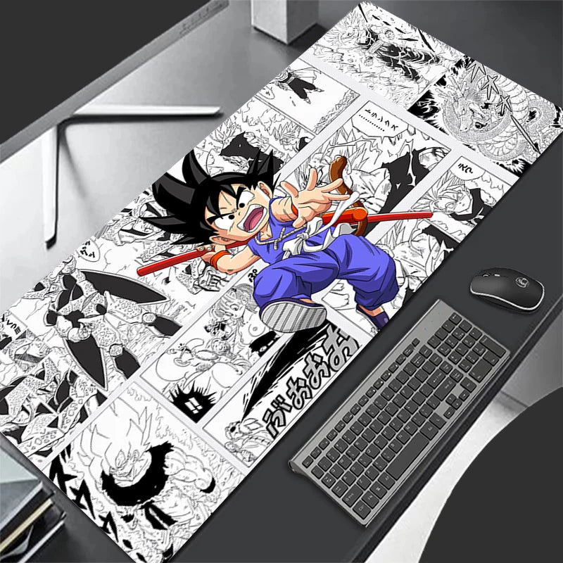 Mousepad Computer New Goku Mouse Pads Dragon Balls Keyboard Pad Cool Mouse Mat Gamer Soft Office PC Carpet Table Mat Desktop Mat
